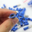100 Insulated Crimp Terminals Electrical Connectors Auto Wiring Spade Bu RWU