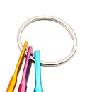 3 Pcs Crochet Hooks Key Chain Set Weaving Tools Crochet Needles X7W6