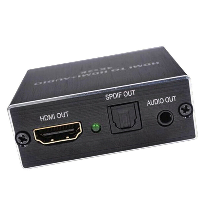 HDMI Audio Splitter 4K Audio Extractor HDMI To Optical SPDID & 3.5mm Audio