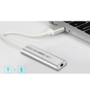 USB Sound Card External Converter USB Audio Adapter with 3.5mm Aux Stereo for