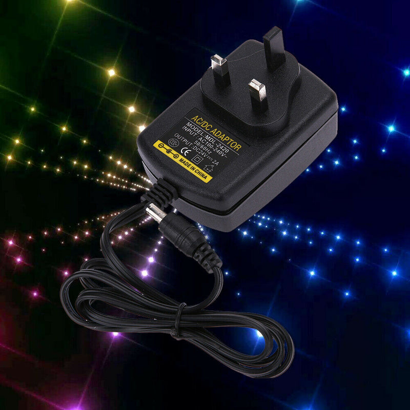 DC 24V 2A AC 100V-240V UK Plug Power Supply Adapter Transformer for LED Strips