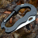 Multifunction Camping Hiking Mountaineering Multifunction Carabiner Kni UZQ