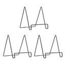 3pcs Iron Geometric Shape Easel Plate Display Stand Plate Bowl Stand Hoder