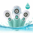 TOUCHBeauty Waterproof Facial Brush Deep Cleansing Set with 3 Different Spi