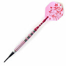 Soft Tip Darts 17g Brass Barrels Red Shafts Pink Flights Girl lady Darts Be Z4M9