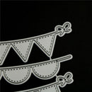 Creative Flags Wreath Crown ShapeMetal Cutting Dies Photo Album Art Card Craft3C