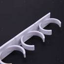 Kitchen Organizer Rack 4 Strips Cabinet Door Spice Clips for 20 Spice Jars Total