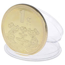 2020 Year of the Rat Commemorative Coin Chinese Zodiac Challenge Coin Kids To_