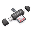 Micro USB OTG to USB 2.0 Adapter SD TF Micro Card Reader For Mobile Phone PC