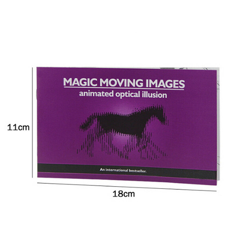 Magic moving images books kids children magic tricks props toys 3C