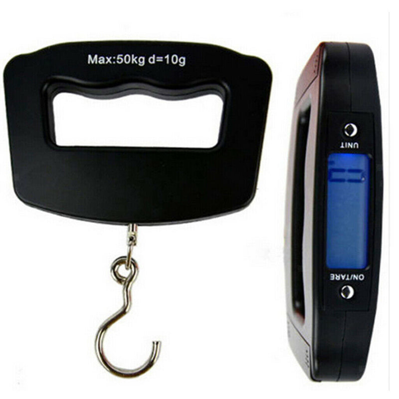 50Kg Portable Mini Digital Hand Held Scale Fishing Luggage Hanging Scale