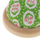 Green Wood Sewing Needle Pin Cushion For DIY Sewing Craft