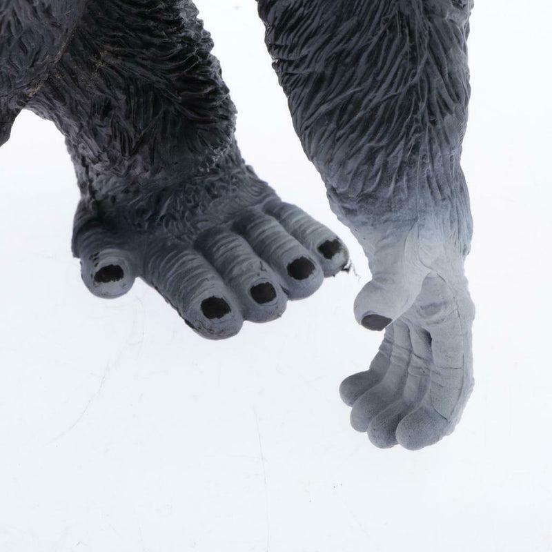 Realistic Large Sitting Gorilla, Wild Zoo Plastic Animals Learning Educational