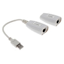 USB 2.0 to CAT5 RJ45 CAT6 Lan Extension Cable Extender Adapter