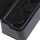 Car Black Coin Case Loose Change Storage Box Small Money Wallet Holder Organi Gw