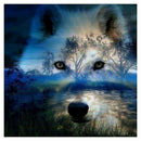 Full Diamond Night Wolf 5D Diamond Painting Embroidery Cross Stitch Art Dec