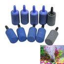 10 Pcs New Cylinder Bubble Aeration Aerator Air Stone For Aquarium Fish Tank