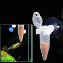 Automatic Fish Feeder Tapered Aquarium Worm Feeder Funnel Cup With Suction Cup U