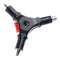Portable Coaxial Cable Stripper Coaxial Stripping Connector Tool for RG59/6