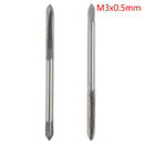 2pcs Straight Fluted Screw Thread Metric Plug Hand Tap Drill Hand M3*0.5mm. FT