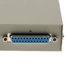 2 Port Parallel Printer DB 25 pin Data Switch Manual Selector Box 2 In 1 Out