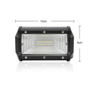 72W 6500K LED Flood Light Work Light Fog Lights Headlight For Trunk Boat Tr