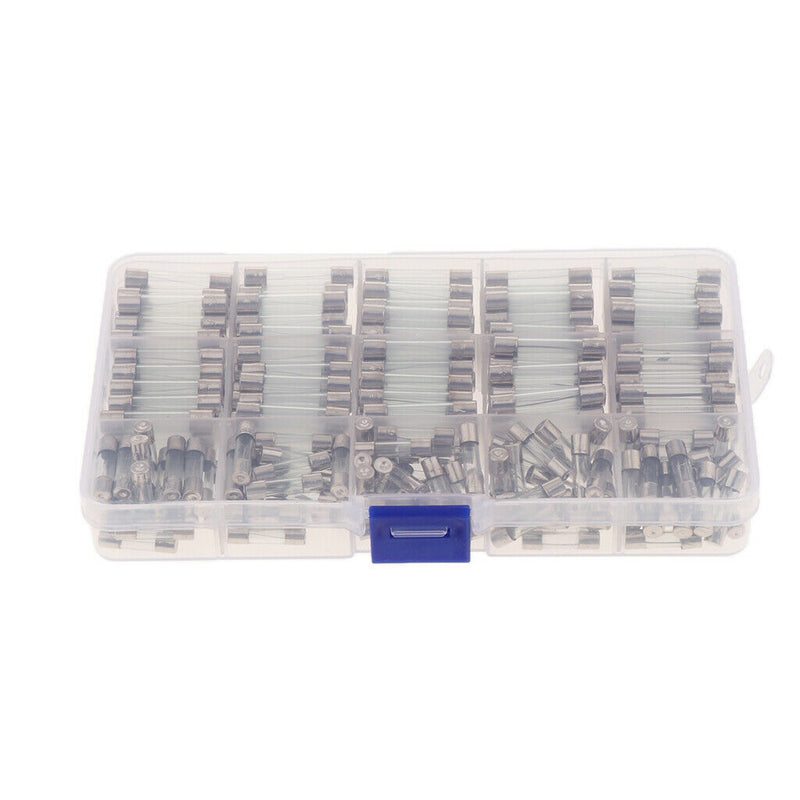250 Pcs. 1A 20A Flinke Glass Tube Fuse, Sorted With Box