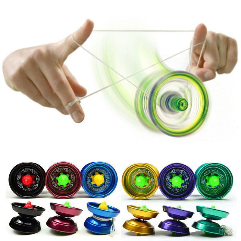 Cool Aluminum Design Professional YoYo Ball Bearing String Trick Alloy Kid JR