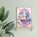 5D DIY Special Shaped Diamond Painting Girl Cross Stitch Mosaic Craft Kits