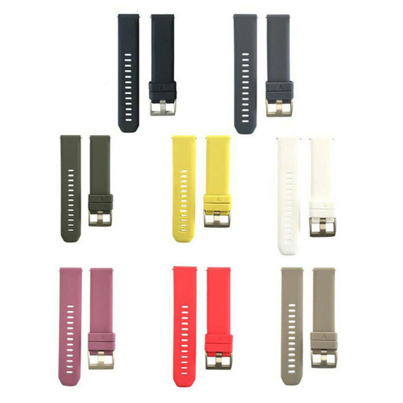 2 Pieces Replacement Silicone Sport Band Strap For Garmin Vivoactive 3