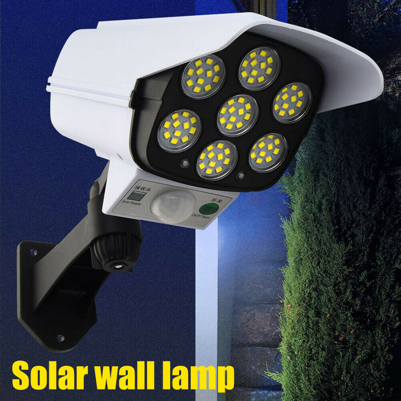 3 Modes 77 LED Solar Wall Lamp PIR Motion Sensor Waterproof Street Light