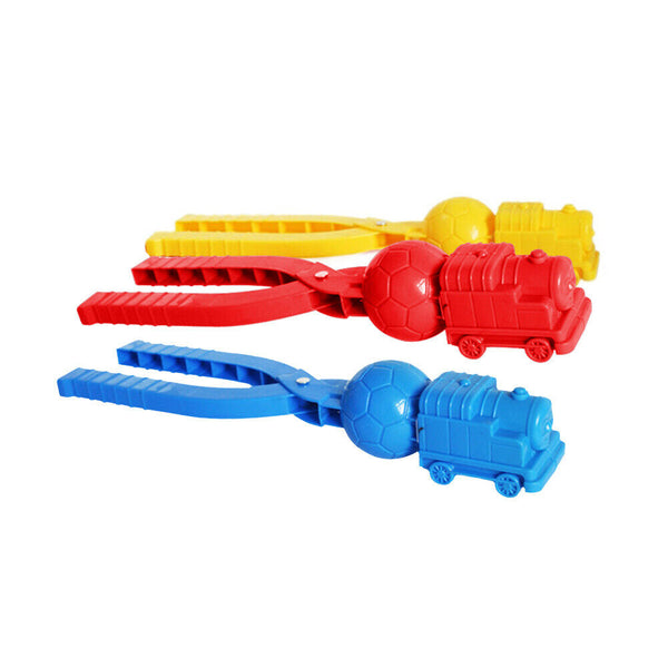 Cute Train Shape Snowball Clip Snow Clay Ball Maker Creative Snowballs Mold