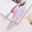 2 in 1 stainless steel nail file scrub buffer double sides pedicure tools OZ