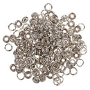 50 Set Nice Plated PRESS STUDS SNAP POPPER 11mm Prong Snap Fastener Press Stud