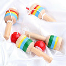 2pcs Wooden Kendama Ball & Colorful Cup, Classic Japanese Balancing Skill Game