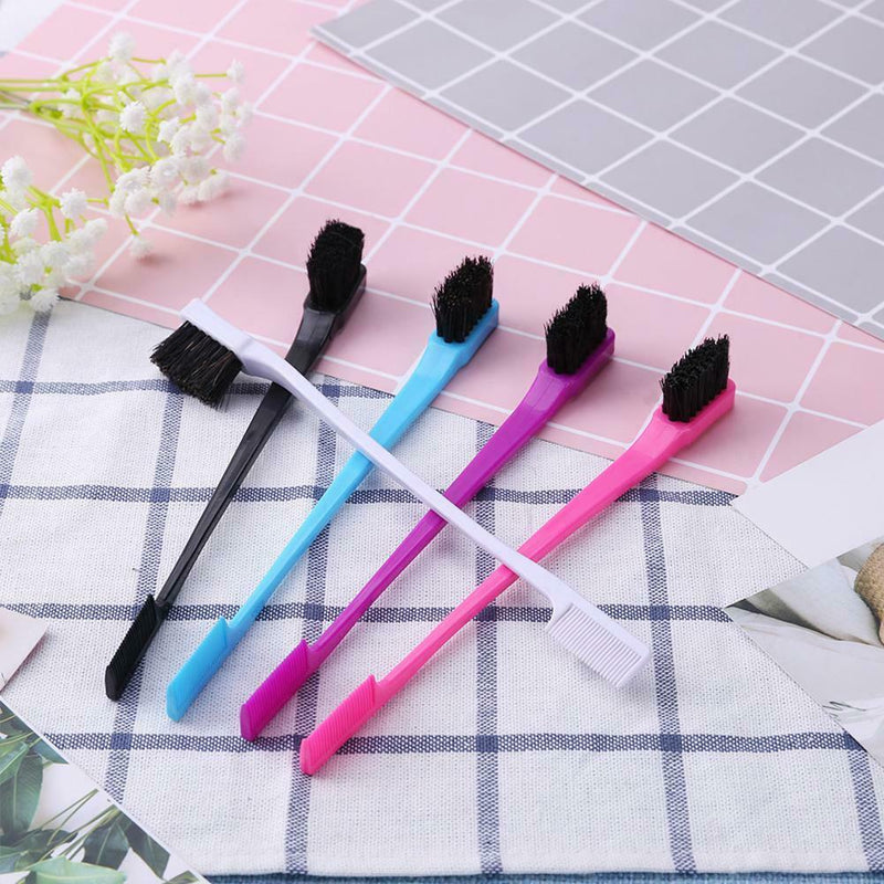 Double Sided Hair Edge Brush Hair Styling Hair Beauty Hairdress Comb (3pcs