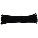 100 Pcs 30cm Black pipe cleaners K1Q6