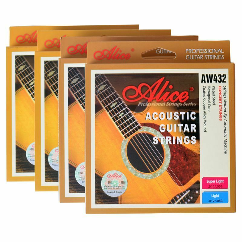 Alice AW432L 1 Set Acoustic Guitar Strings 012-053 Light,Super Light Copper