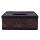 Rectangular Remote Control Tissue Box Ultifunction PU Leather Pen Pencil Re