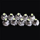 10x T4 T4.2 Neo Wedge 1-SMD White LED Cluster Instrument Dash Climate Bulbs New