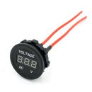 Car Motorcycle Waterproof LED Digital Display Voltmeter 12V-24V DC (Green) C3Z4