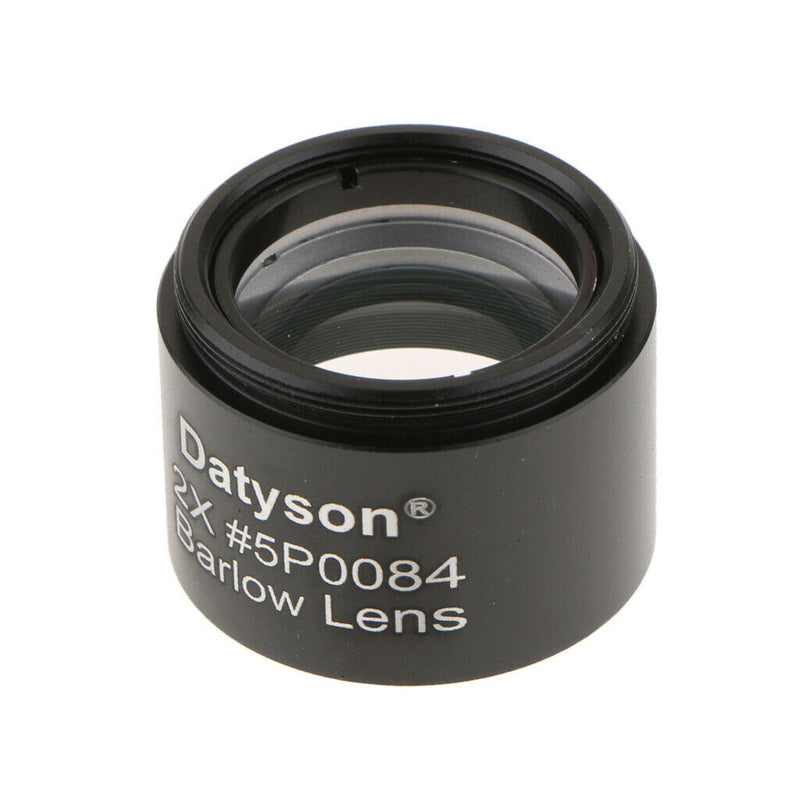 1.25'' 2X Barlow Lens M28.6*0.6 Thread Metal for Astronomy Telescope Eyepiece