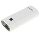 Portable USB Power Bank Battery Charger Case With LED Light White