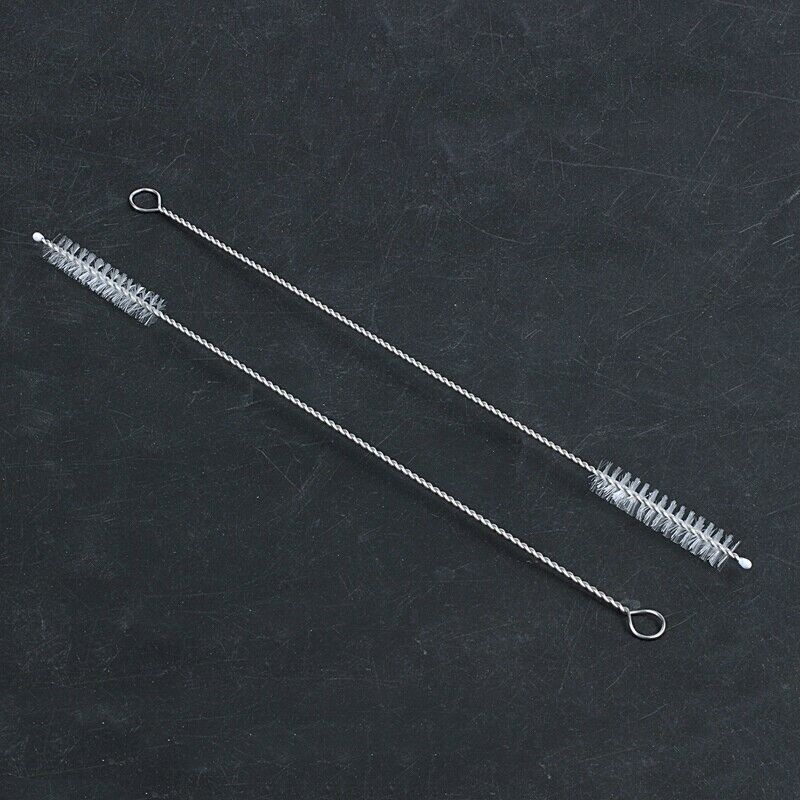 10 Pack - Stainless Steel Coloured Reusable Straws - Includes 2 Long Cleani U5J8