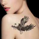 2pcs Eagle Fashion Arm Waterproof Simulation Body Tattoo Stickers A