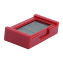 Automotive Digital Car LCD Clock Self-Adhesive Stick On Time Portable, Red
