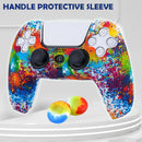 for PlayStation 5 PS5 Controller Silicone Case Protective Cover Skin with Grips