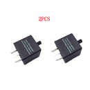 2Pcs JL-02 3 Pin LED Flasher Relay Car Turn Signal Indicator Blinker Lig UHJ