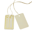500pcs Adjustable Length Hang Label Rectangular Price Tag Jewelry Watch Shop