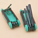 8 In 1 Folding Hexagon Key Hex Wrench Set 1.5Mm,2Mm,2.5Mm,3Mm,4Mm,5Mm,6Mm,8
